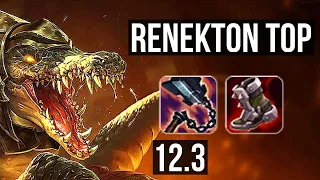 RENEKTON vs GRAGAS (TOP) | 5.9M mastery, Rank 5 Renekton, 3/0/2, 1100+ games | KR Challenger | 12.3