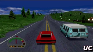 The Need for Speed (3DO) 1994. gameplay. Ferrari. Alpine