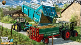 Rolling w/ a NEW KIOS 76 Roller. Fertilizing Grapes w/ Manure🔹#HofBergmann Ep.20🔹#FarmingSimulator22