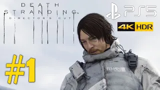 Death Stranding Director's Cut - NEW GAME 2021!  Part 1 | Gameplay PlayStation 5 |  4K HDR 60fps