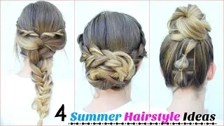 4 Easy Hairstyle Ideas for Summer | Hairstyles | Braidsandstyles12