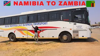 Bus trip from Namibia to Zambia