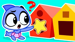 Let's Learn Colors and Shapes! ⭐ Baby Learning with Baby Sharks ⭐ Best Educational Cartoons