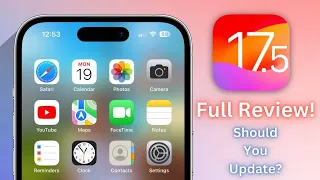 iOS 17.5 Released! What's New + Should You Update? [Battery Health, Performance] // FULL Review! 🔋