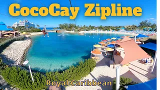 POV Zipline Tour of CocoCay, Royal Caribbean's Private Island