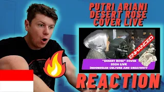 🇮🇩Putri Ariani - Desert Rose cover LIVE - IRISH REACTION