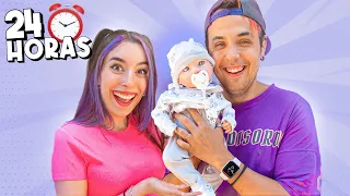 24 HORAS SIENDO PAPÁS  👶 | Lyna Vlogs