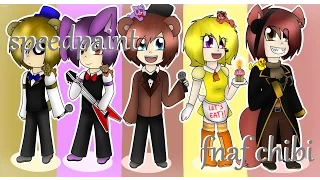 (speedpaint) fnaf chibi