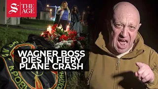 Wagner boss killed in fiery plane crash.