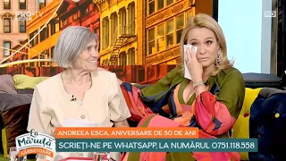 🥳 La mulți ani, Andreea Esca! Aniversare cu emoții la 50 de ani!