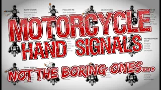 Here's the Hand Signals REAL Motorcyclist’s ACTUALLY use!