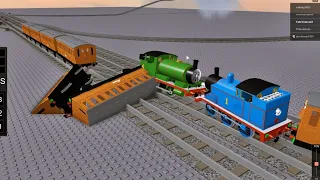 THOMAS AND FRIENDS Crashes Surprises United Spaghetti Sauce Railroad 13 Thomas the Train e Engines