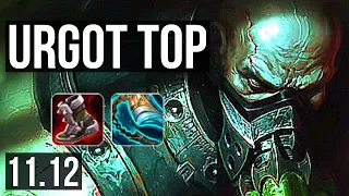 URGOT vs VAYNE (TOP) | 7 solo kills, 1500+ games, 900K mastery | NA Master | v11.12