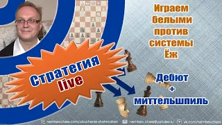 Играем белыми против системы Ёж. Дебют + миттельшпиль. Игорь Немцев. Обучение шахматам