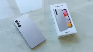 Samsung Galaxy A14 Unboxing | Silver Color - ASMR