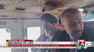 'No sign of life' at Iranian president copter crash site