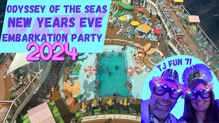 Odyssey of the Seas New Years Eve Embarkation Party!