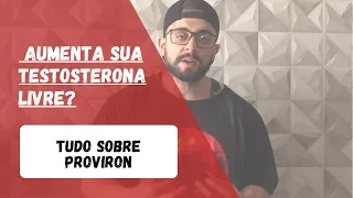 PROVIRON TUDO SOBRE *meu relato de uso*