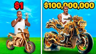 PASÉ de MOTO de 1$ a MOTO de 100.000.000$ en GTA 5