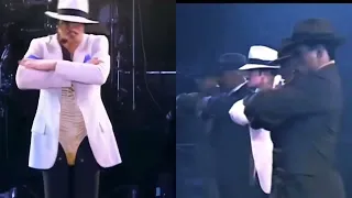 Michael Jackson - Smooth Criminal Comparison DWT - Buenos Aires 1993 vs Mexico City 1993