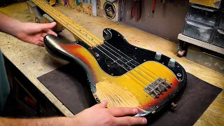 Extending the Life of an Old Fender Precision| Guitar Detailing