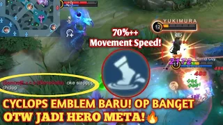 CYCLOPS BUFF PAKE EMBLEM BARU MAKIN OP! ROTASI CEPET BANGET! | BUILD CYCLOPS TERSAKIT 2023 TERBARU