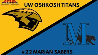 UW Oshkosh vs Marian (11/12/2022)