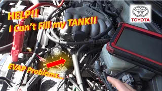 HELP! I Can't Fill my TANK!! (Toyota 4Runner EVAP P0440-P0441-P0446)