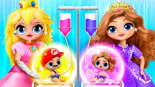 Sofia a Primeira e Princesa Peach com Crianças / 31 LOL para OMG DIYs