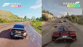 Forza Horizon 4 vs Forza Horizon 5 - Graphics Comparison
