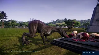 Jurassic World Evolution: Spinoraptor pair vs Indoraptor (Base Genome)