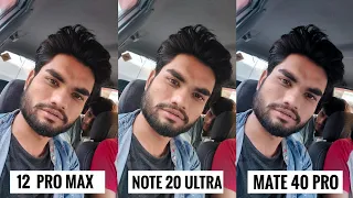 iPhone 12 Pro Max VS Samsung Note 20 Ultra VS Huawei Mate 40 Pro CAMERA COMPARISON | Huawei Wins!