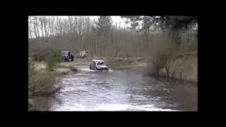 Mercedes-Benz G-Class off road crossing water