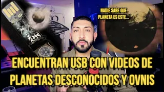 ENCUENTRAN USB con VIDEOS DE PLANETAS DESCONOCIDOS Y OVNIS