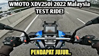 WMOTO XDV250i 2022 Malaysia | TEST RIDE | PENDAPAT JUJUR