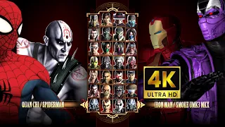 Игра за Spiderman & MK4 Quan Chi в Mortal Kombat Komplete Edition на PC Expert в 4K