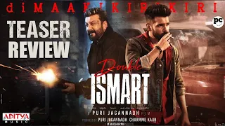 Double ISMART (Hindi) |"TEASER REVIEW 🔥👨‍⚖️"| Ram Pothineni | Sanjay Dutt | Puri Jagannadh | Charmme