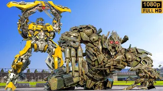 Transformers: The Last Knight - Bumblebee vs Megatron Fight Scene | Paramount Pictures [HD]