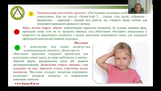 Рібцун Ю. В. Профілактика виникнення освітніх труднощів у дітей з ОМП: рівень усного мовлення