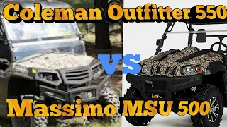 Coleman Oufitter 550 UTV vs Massimo MSU 500 by Hisun Motors at Tractor Supply Black Friday Sale