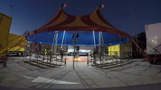 Cirque Variety : time lapse démontage