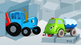 Синий трактор и его друзья - Поиграйка Распаковка с Егором - Играем с малышами