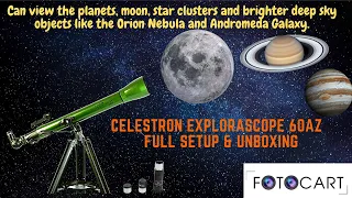 Celestron ExploraScope 60AZ Refractor Telescope|#Review #best telescope #telescope videos #refractor