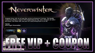 FREE VIP and Zen Coupons! (why?) Random Mail from Lord Neverember! (coupons expire) - Neverwinter