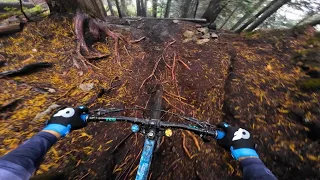 Riding Whistler Bike Parks TOUGHEST Trails In The Wet Was A BAD IDEA...