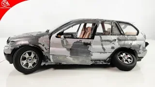 Restoration Damaged BMW X5 - Old SuperCar SUV Model Car Restoration