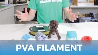 How To Succeed When 3D Printing With PVA Filament // Dissolvable 3D Printer Support Material