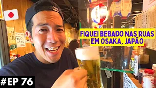 Saindo pra beber nas ruas em Osaka, Japão