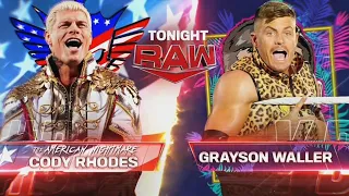Cody Rhodes vs Grayson Waller (2/2) | WWE RAW 02/26/24