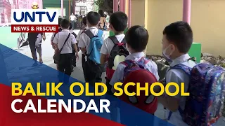 PBBM, nakikipag-ugnayan na kay VP Sara Duterte para maibalik ang June-March school calendar